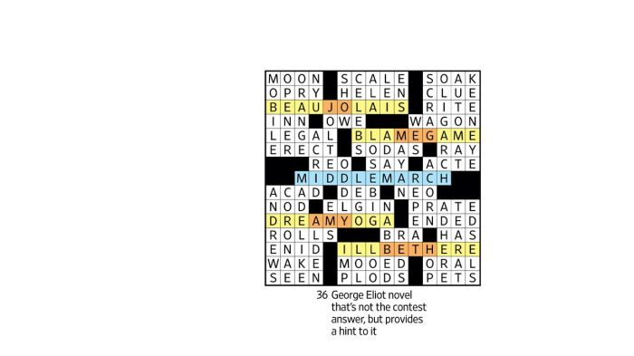 Crossword ardent relative difficulty easy name puzzle