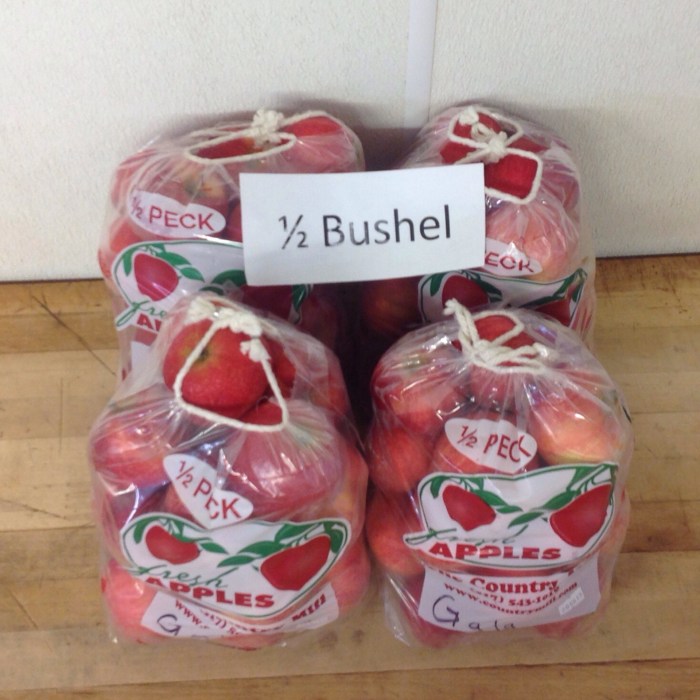 Apples bushel peck there preview