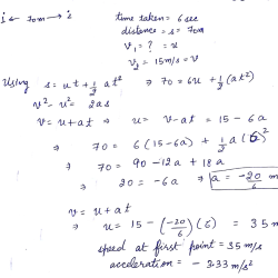 An antelope moving with constant acceleration