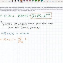 Probability wafers wafer semiconductor classified statistics género equidad pass passes assume incorrect