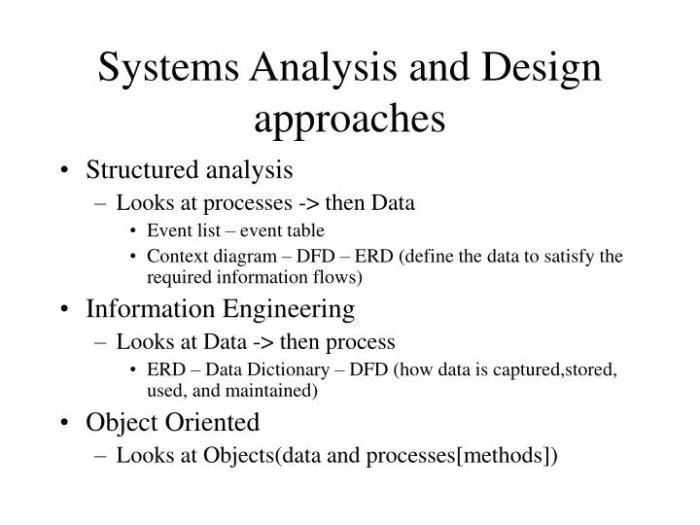 Systems analysis and design in an age of options